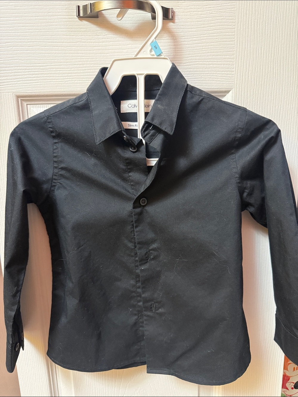 Calvin Klein Black Button-Down Boys' Dress Shirt